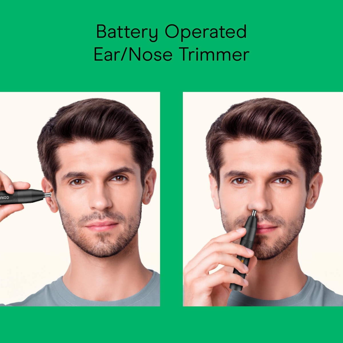 Conair The Barber Shop Pro Series Nose/Ear Trimmer, Battery Operated