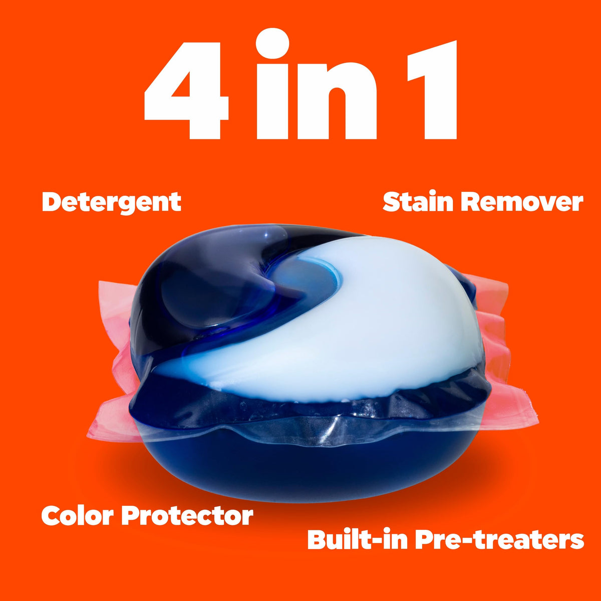 Tide Pods Laundry Detergent with a Touch of Downy 4-in-1, 85 Count