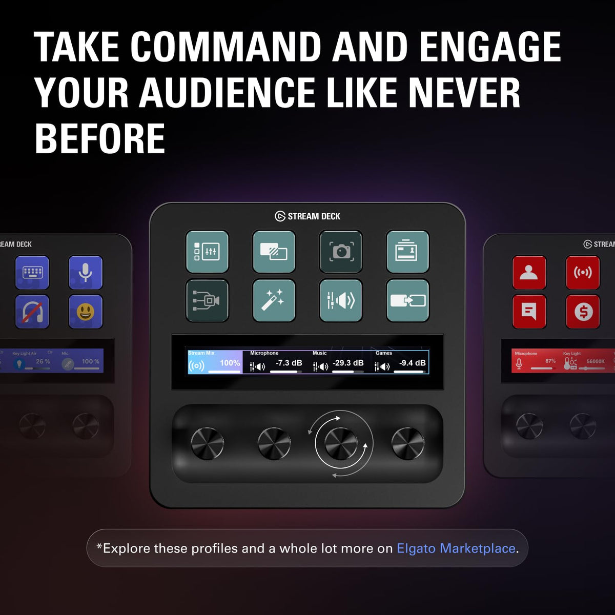 Elgato Stream Deck +, Audio Mixer and Studio Controller