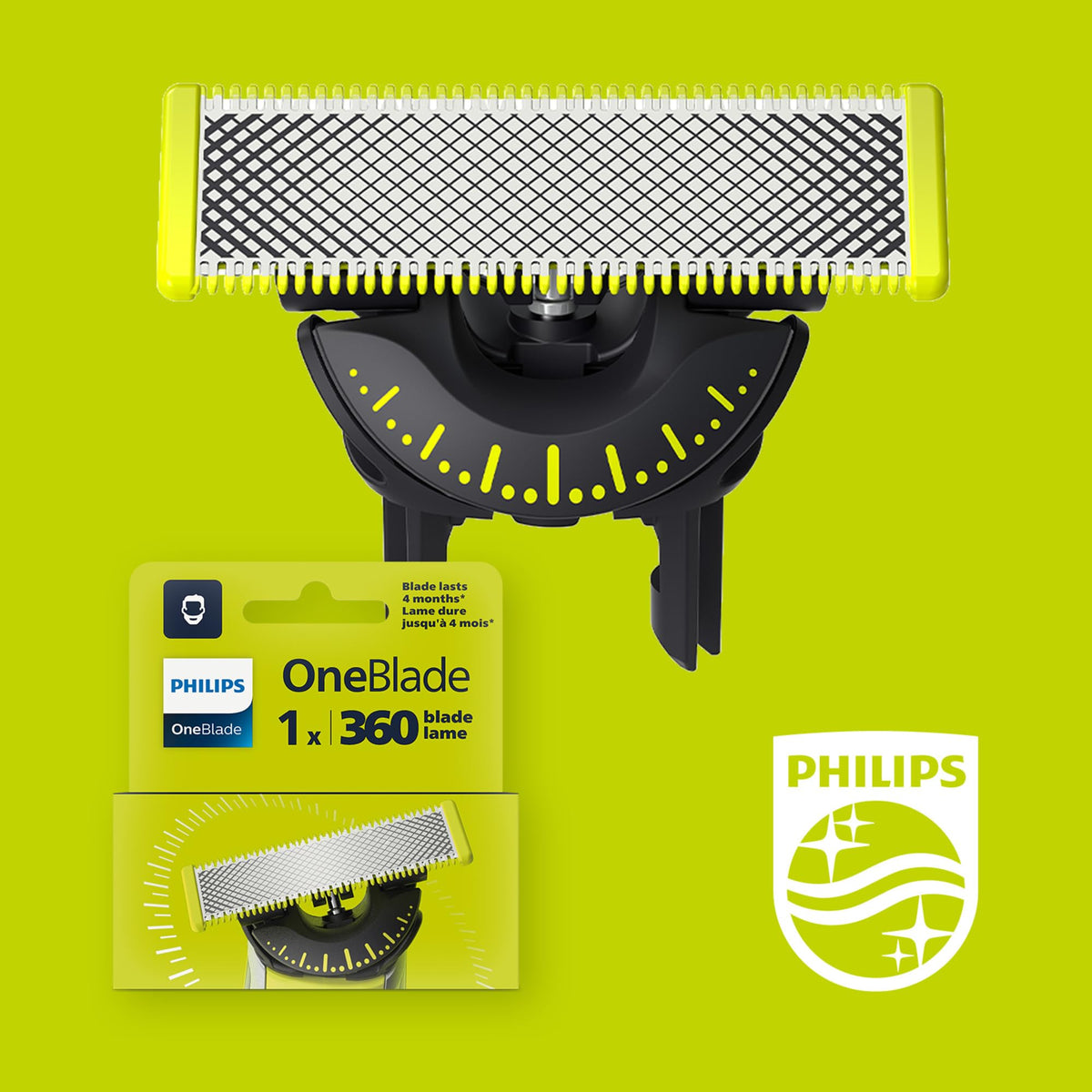 Philips OneBlade 360 Flex Replacement Blades QP420/50, 2-Pack