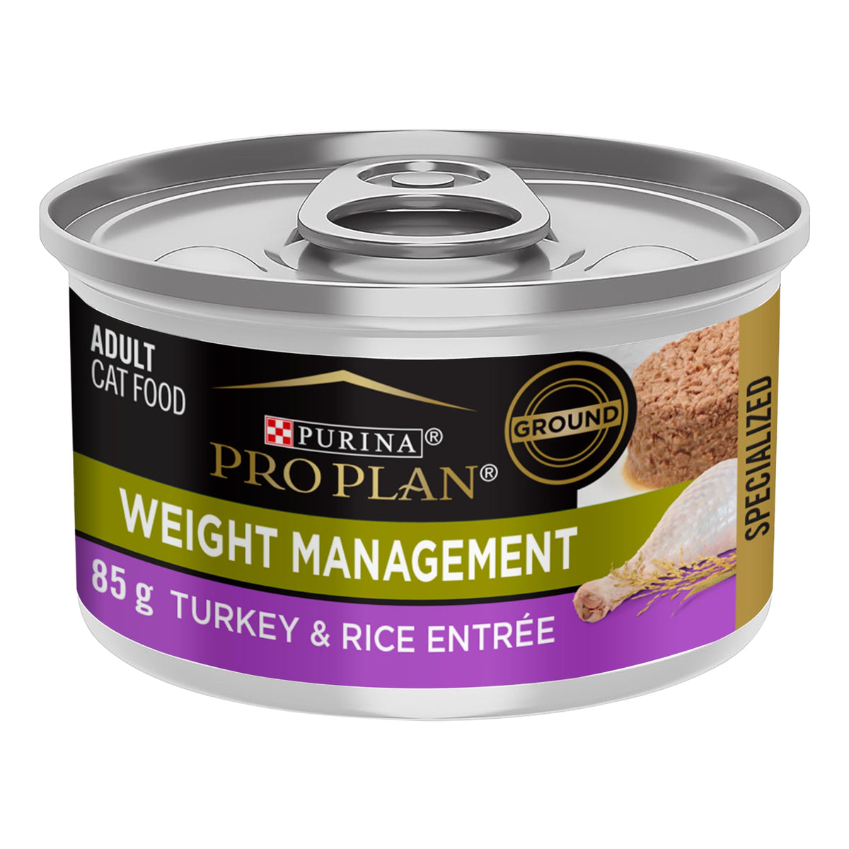 Purina Pro Plan Weight Management Wet Cat Food, Turkey, 24 x 85 g
