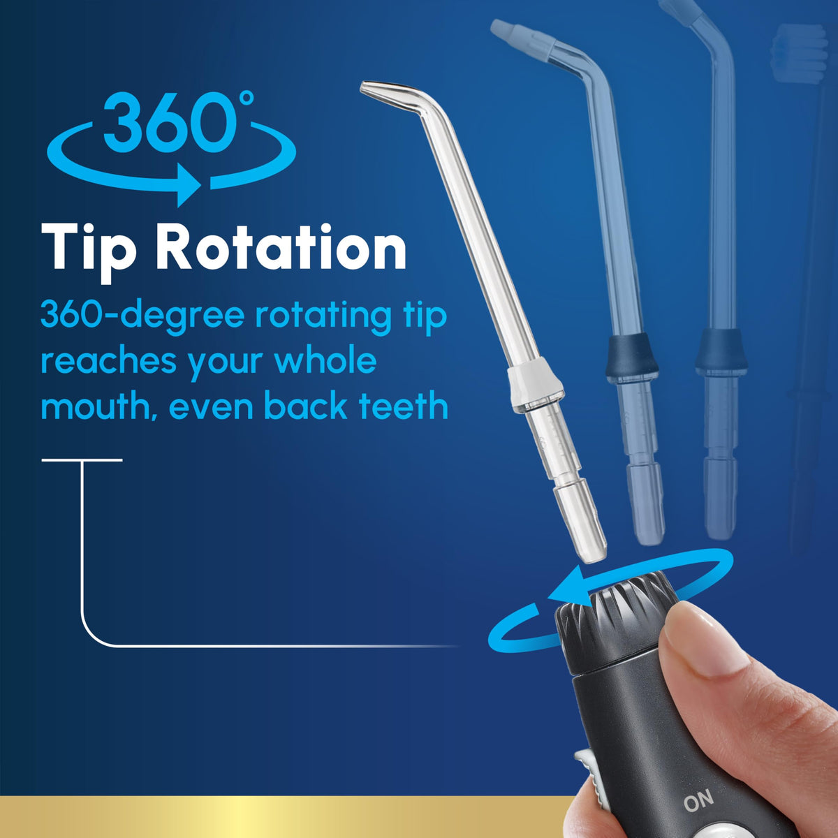 Waterpik Aquarius Water Flosser, WP-662, Black