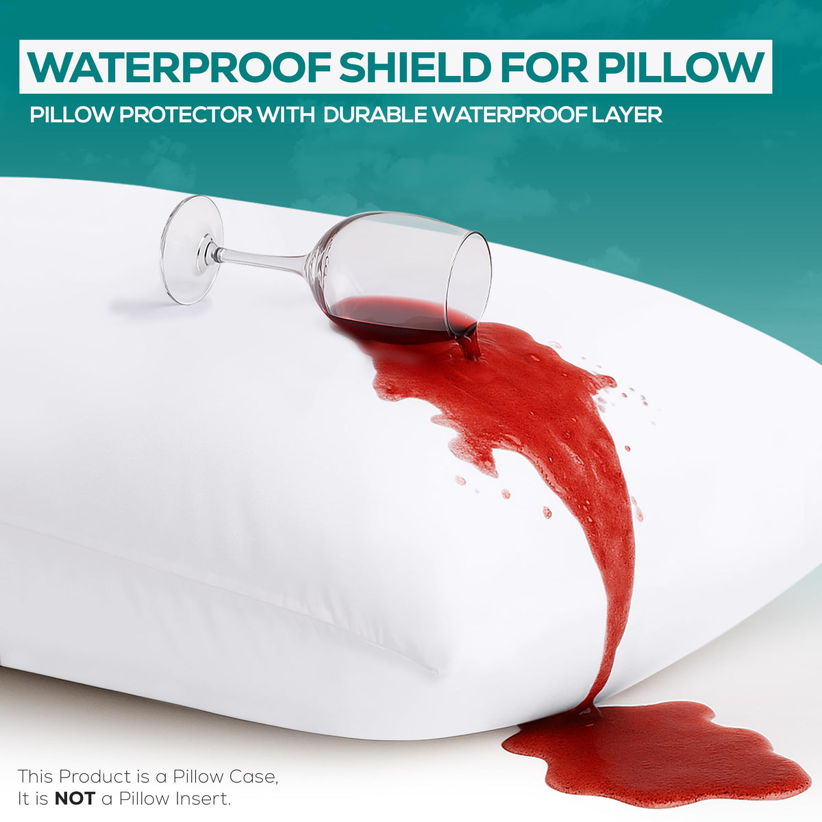 Utopia Bedding Zippered Pillow Protectors, Standard (4 Pack)