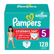 Pampers Cruisers 360 Pull-On Diapers, Size 5, 128 Count