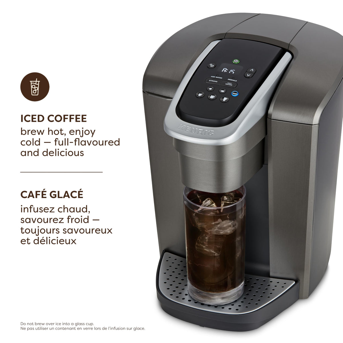 Keurig K-Elite Single Serve K-Cup Pod Coffee Maker, Brushed Slate