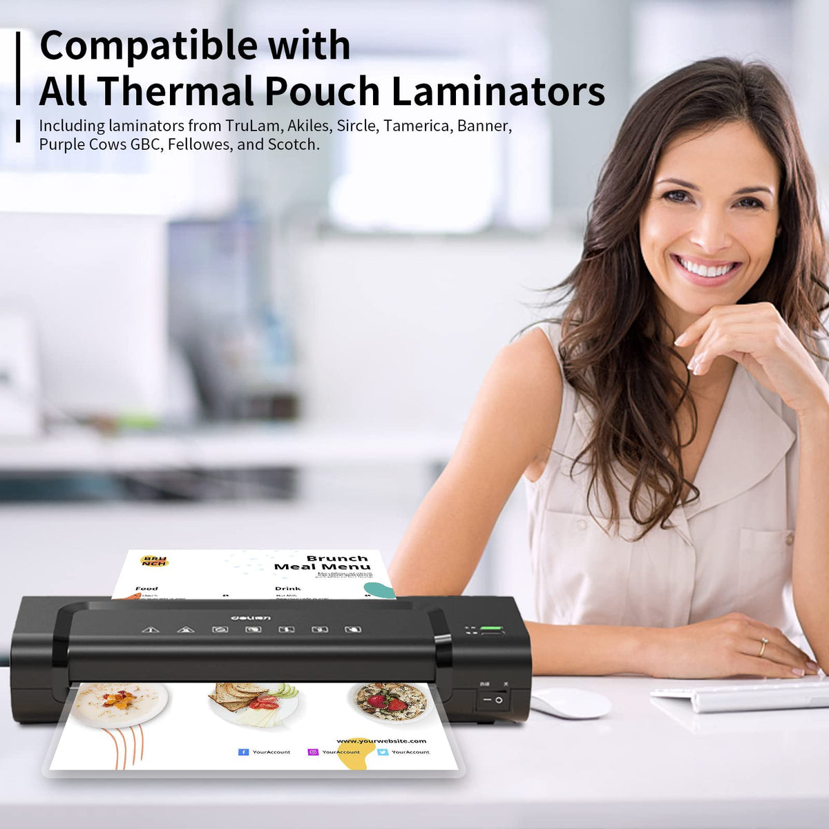 PAPRMA 3 Mil Laminating Sheets, 8.5 x 11 Inch, 200 Pack