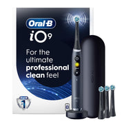 Oral-B iO9 Electric Toothbrush, Black Onyx, 4 Brush Heads
