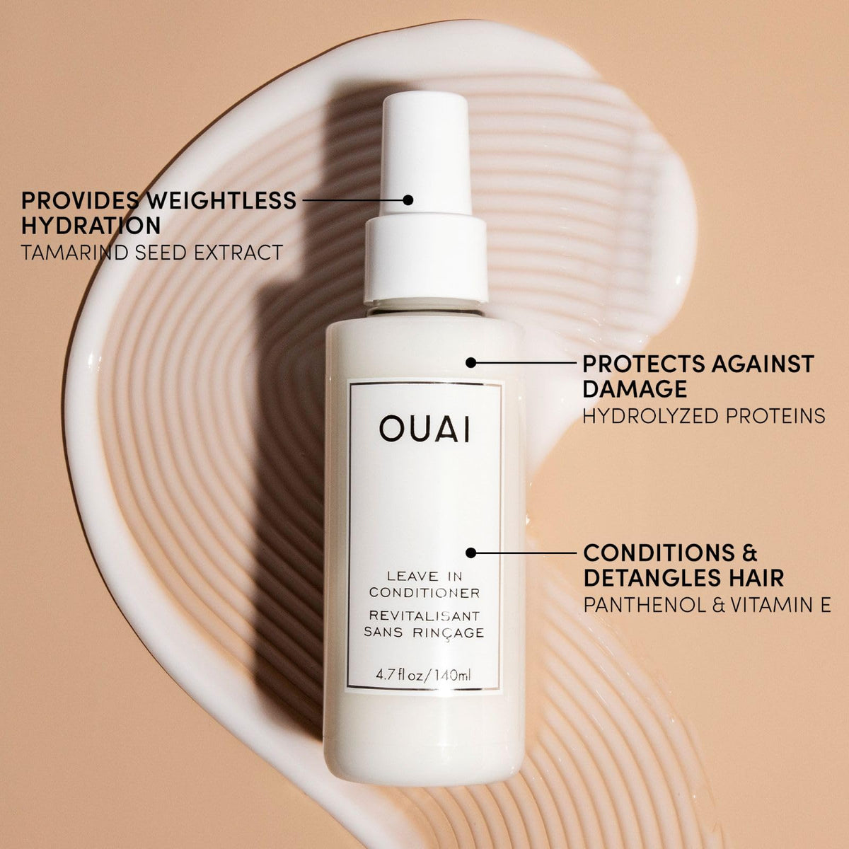 OUAI Leave-In Conditioner and Heat Protectant, 1.5 oz