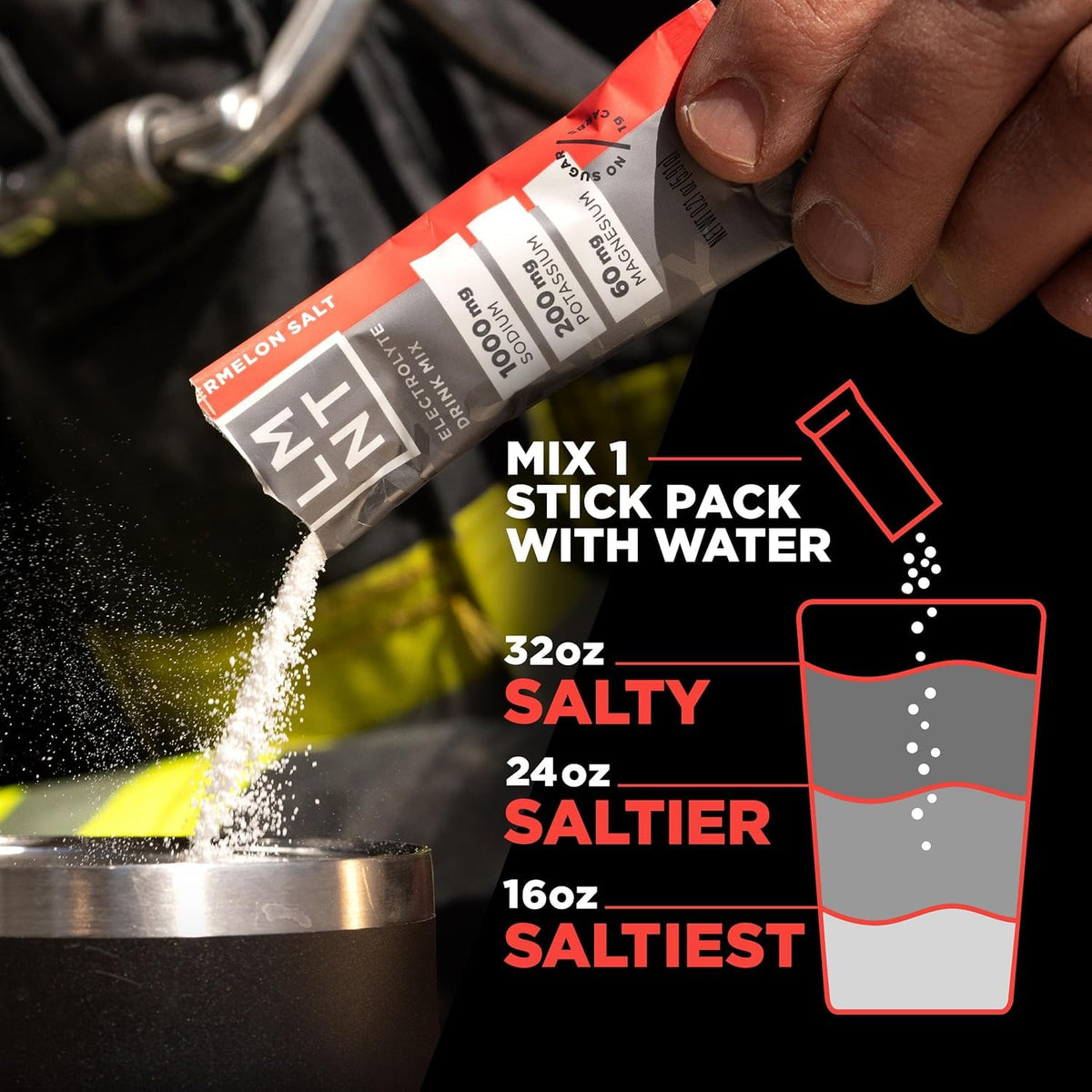 LMNT Electrolyte Drink Mix, Watermelon Salt, 30 Stick Packs