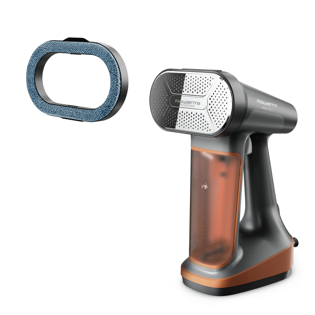 Rowenta 3-in-1 Handheld Iron Steamer, 1875 W, Black, DR8855