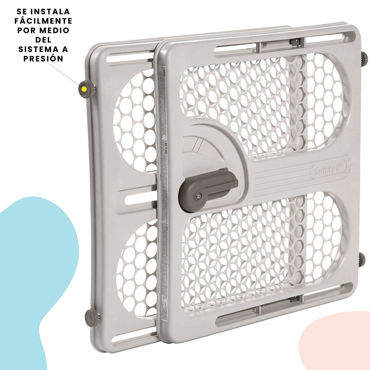 Safety 1st Easy Fit Pressure Mount Gate, 28-40 in, 27 in Tall, White