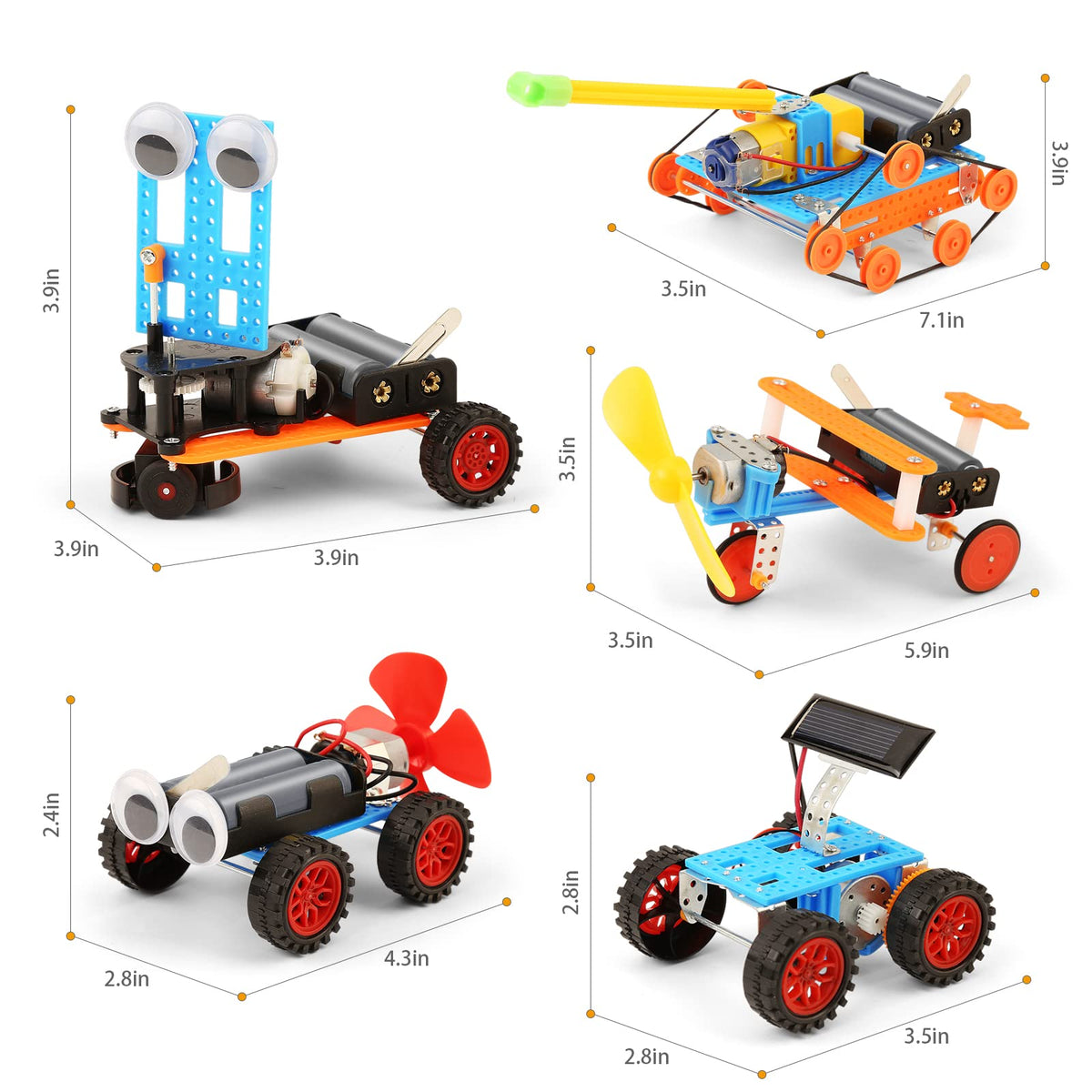 STEM Science Kit for Kids, Building Robot Car