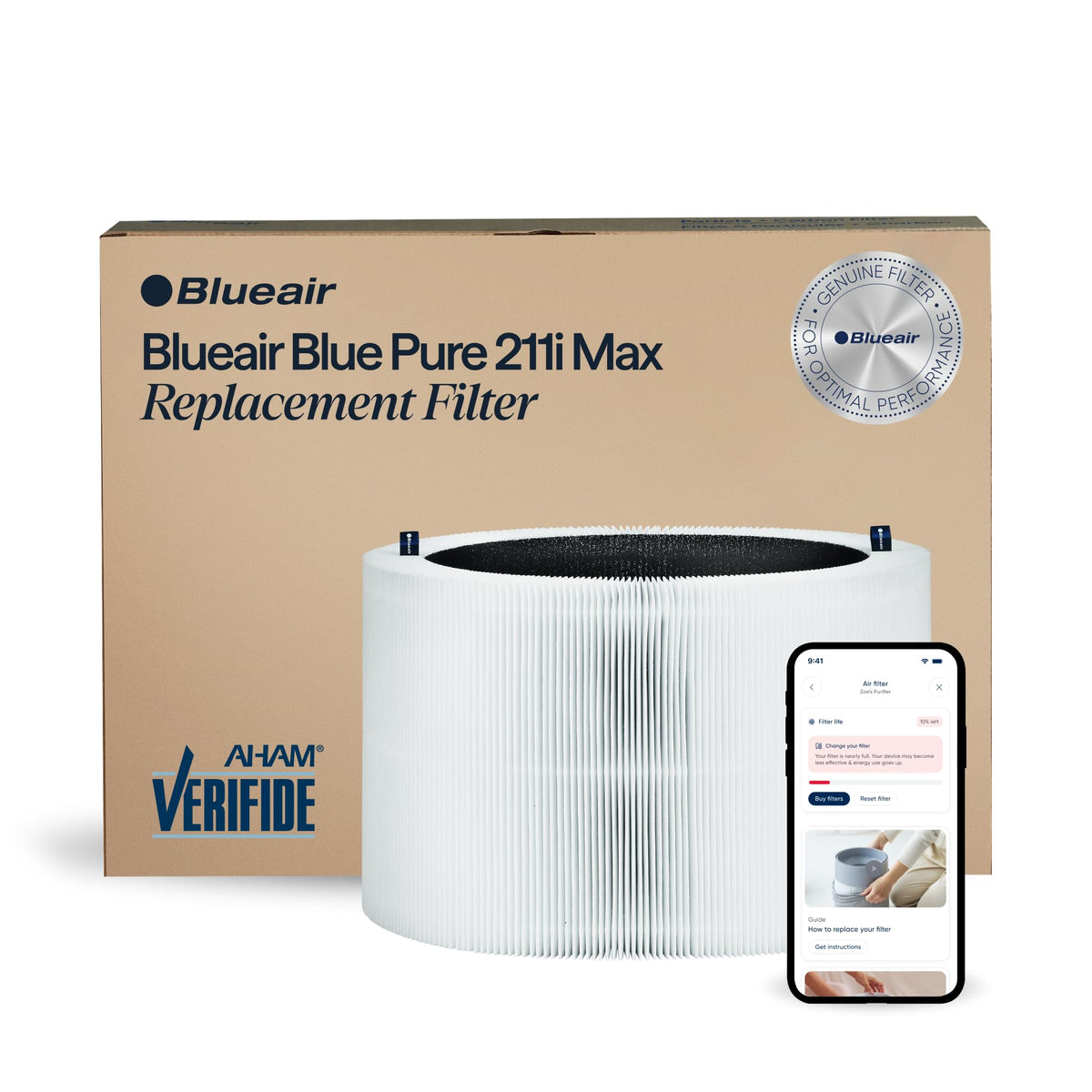 Blueair Pure 211i Max Replacement Filter, F2MAX