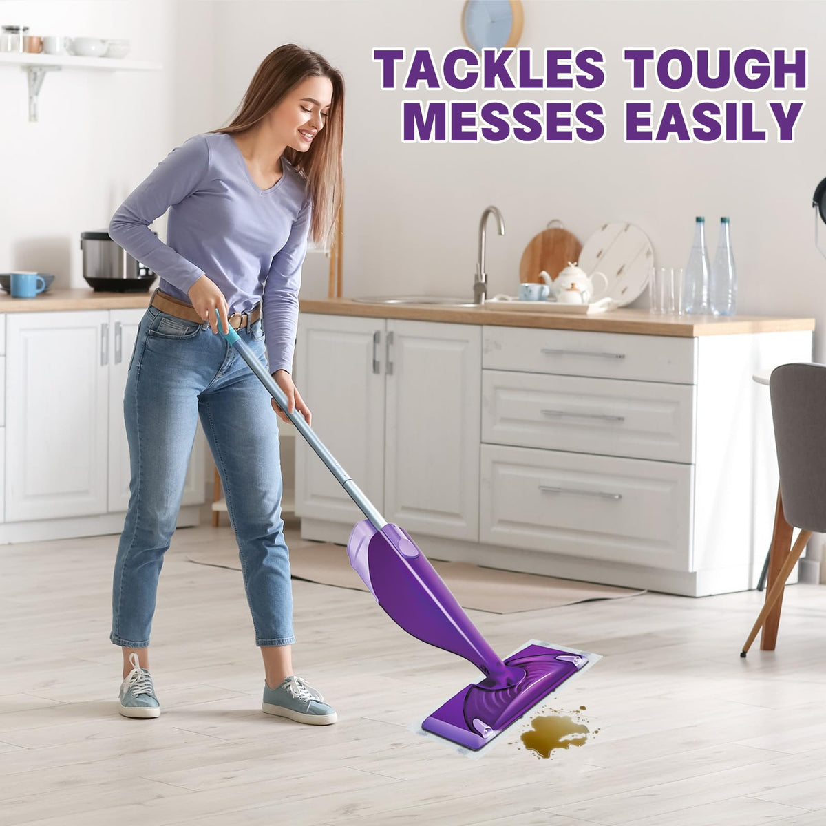Disposable Wetjet Pad Refills for Swiffer Wetjet, 30 Count