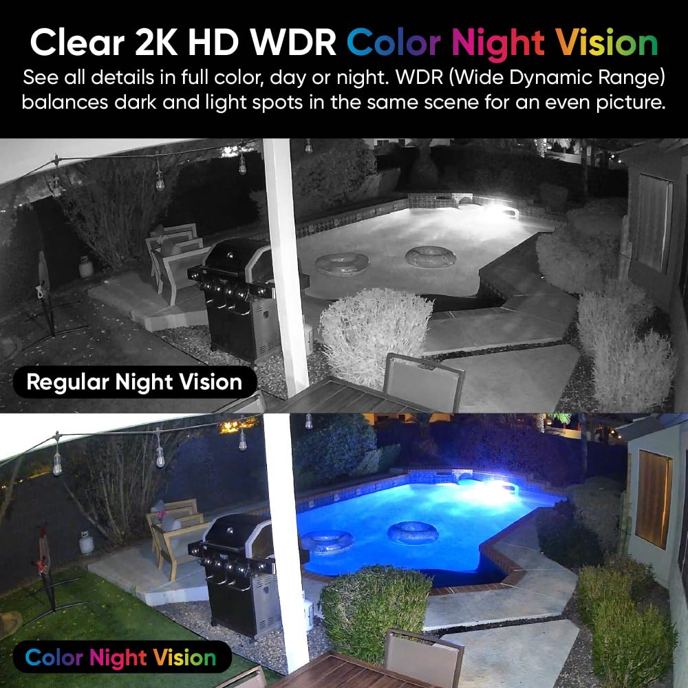 Wyze Pan Cam Duo 2K Indoor/Outdoor Security Camera, White