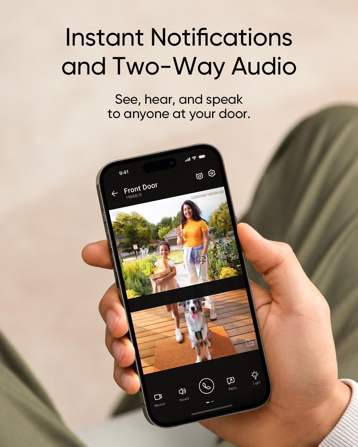 eufy Security Video Doorbell E340 Extra Battery Pack, USB-C