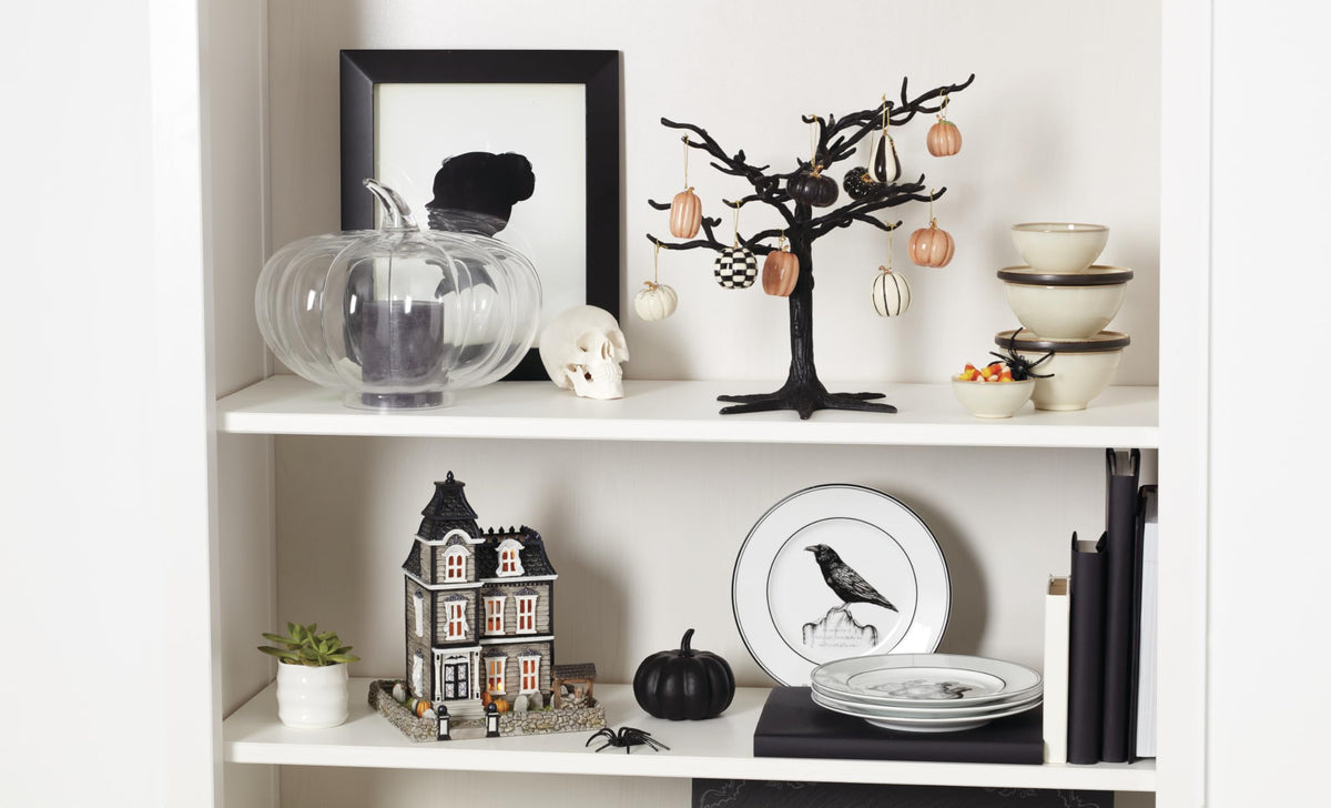 Lenox Matte Black Metal Mini Ornament Tree