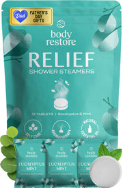 Body Restore Shower Steamers, Eucalyptus, 15 Pack