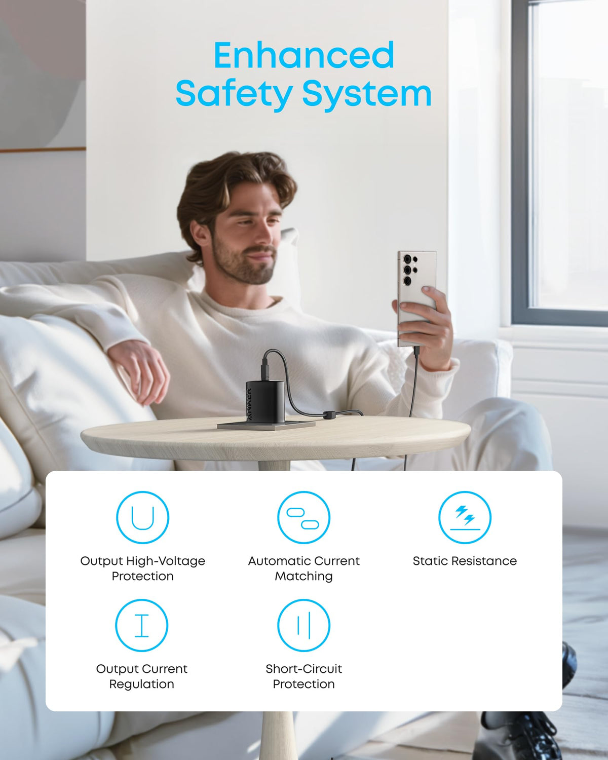 Anker 45W USB-C Charger with 5 ft Cable, 2-Pack
