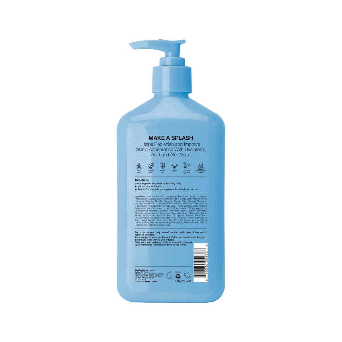 Hempz Ocean Breeze Daily Moisturizing Body Lotion, 17 fl oz