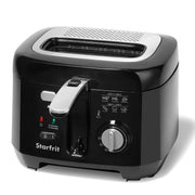 Starfrit Deep Fryer, 2.5L Capacity, Ceramic Bowl, Black