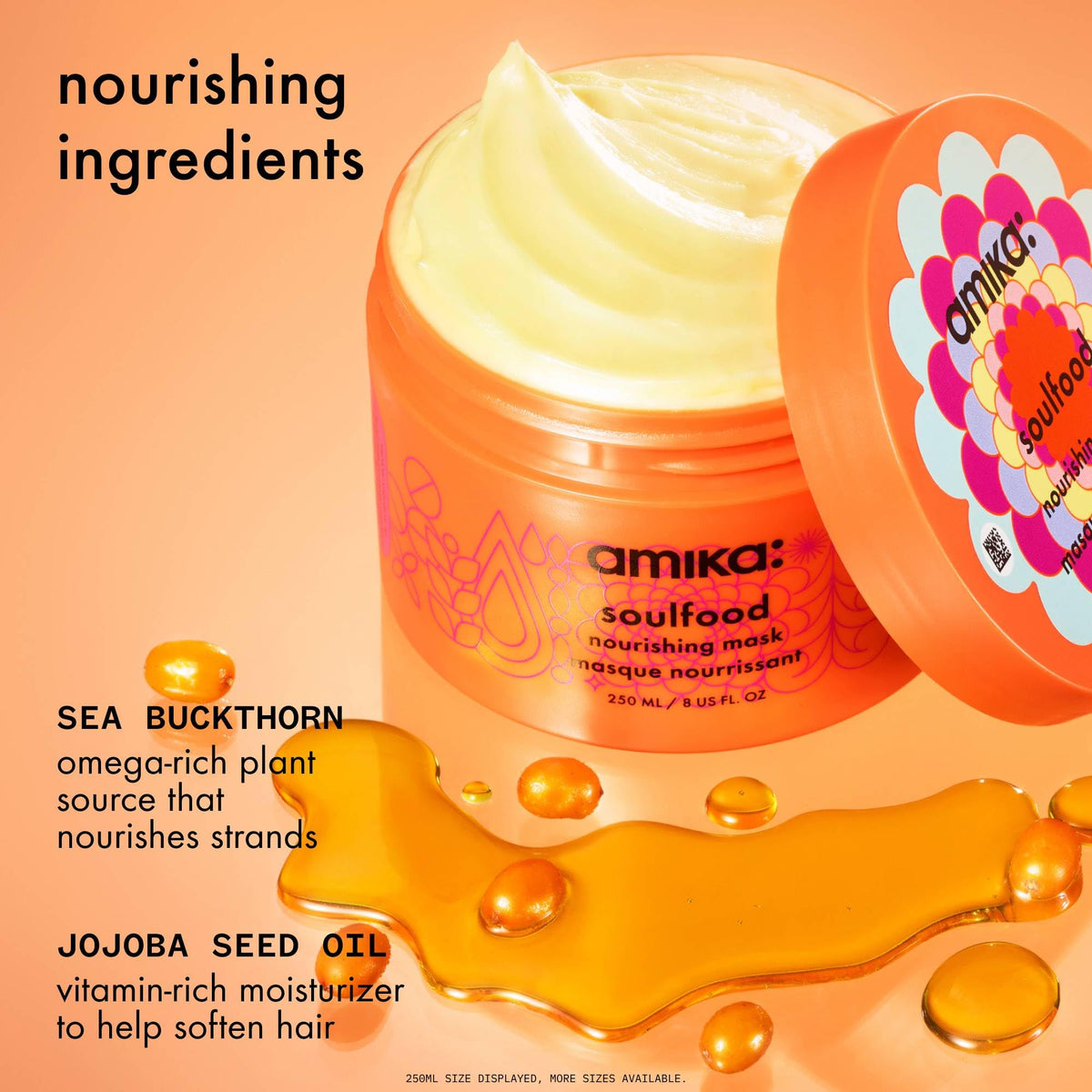 Amika Soulfood Nourishing Mask, 8 fl oz