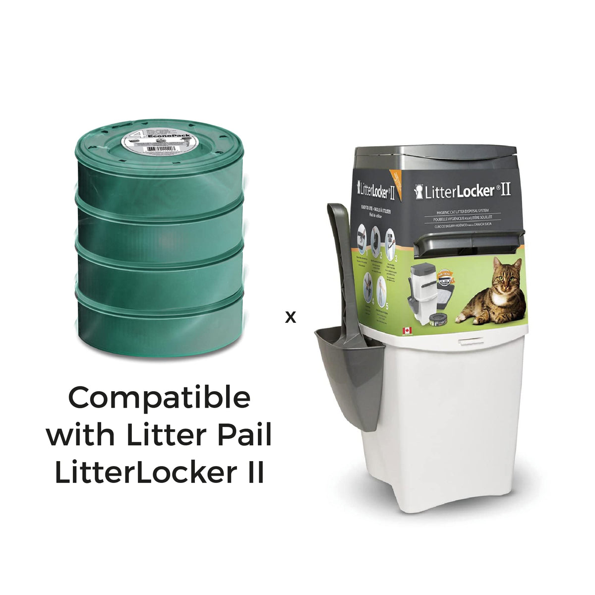 LitterLocker LLII-4RE Refill, 4 Pack