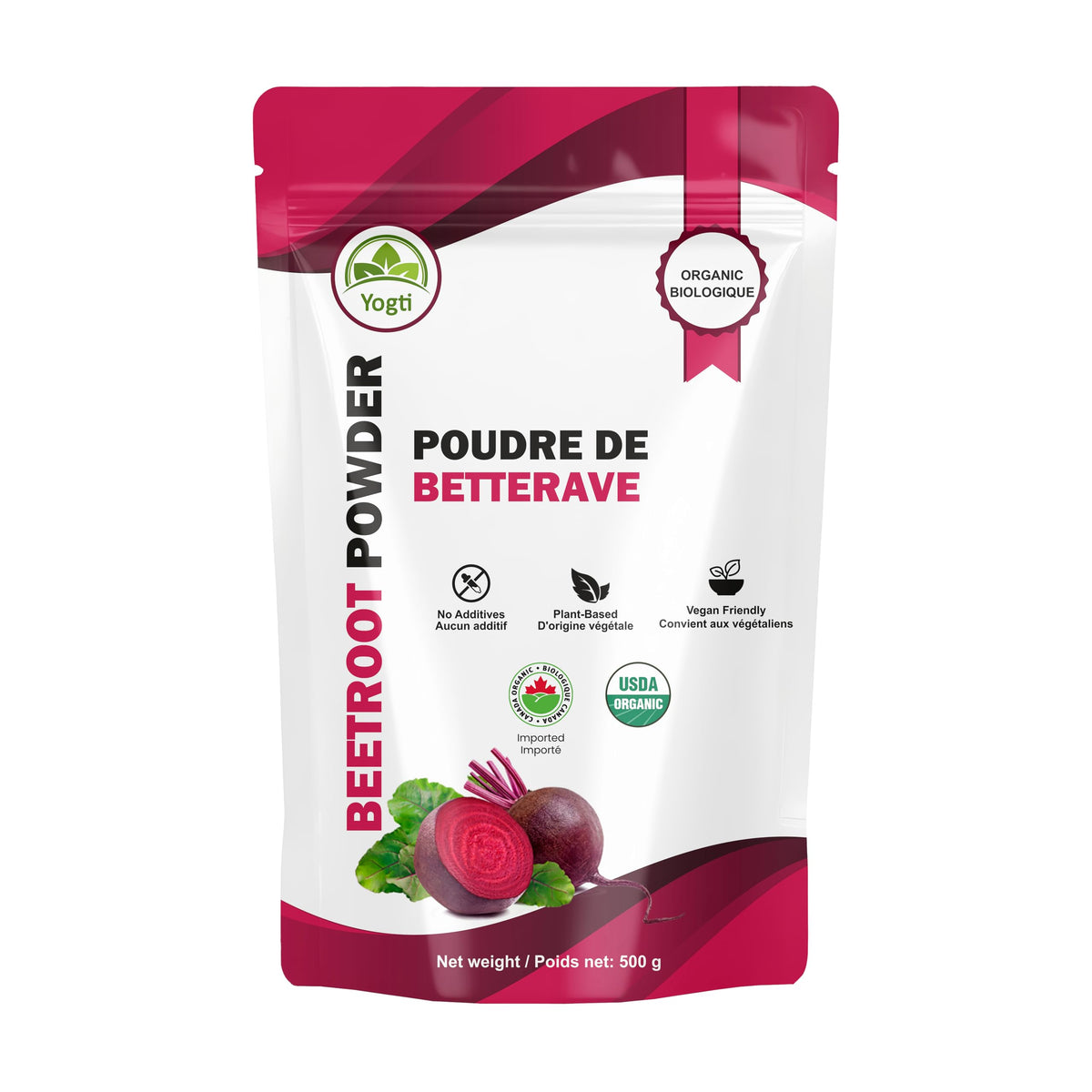 Yogti Organic Beetroot Powder, 500g