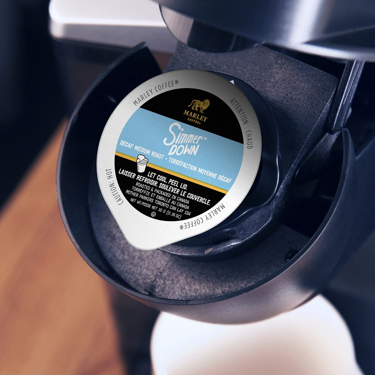 Marley Coffee Simmer Down Decaf K-Cup Compatible Pods, 24 Count