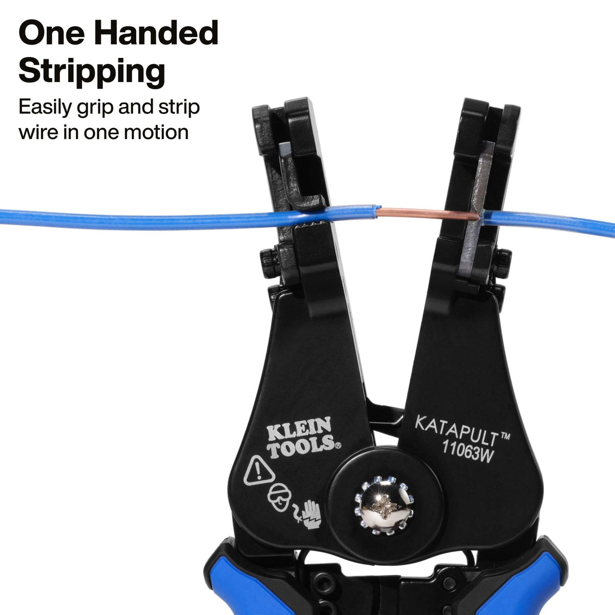 Klein Tools 11063W Wire Cutter/Stripper, 8-20 AWG Solid
