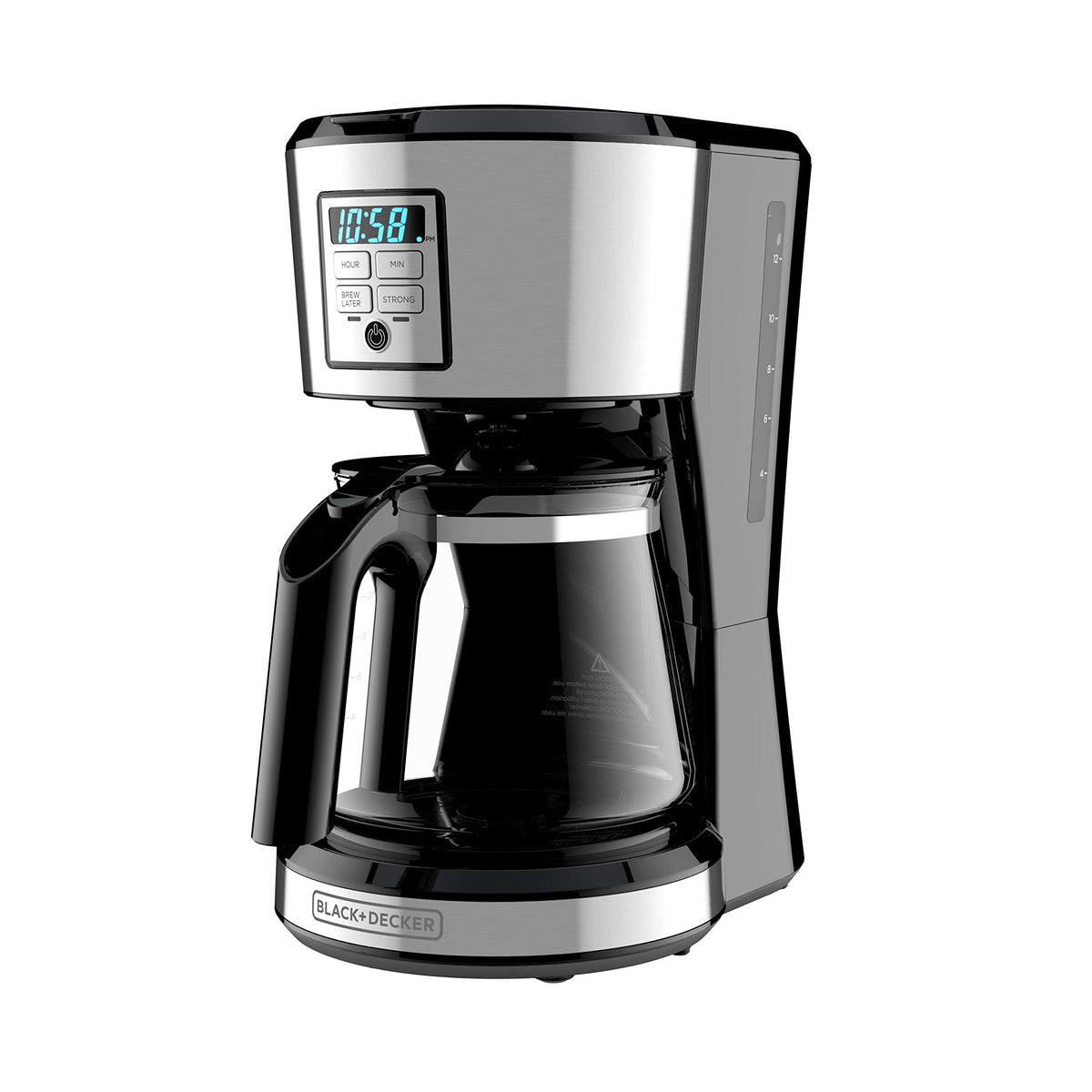 Black+Decker 12-Cup Programmable Coffee Maker, CM1231SC