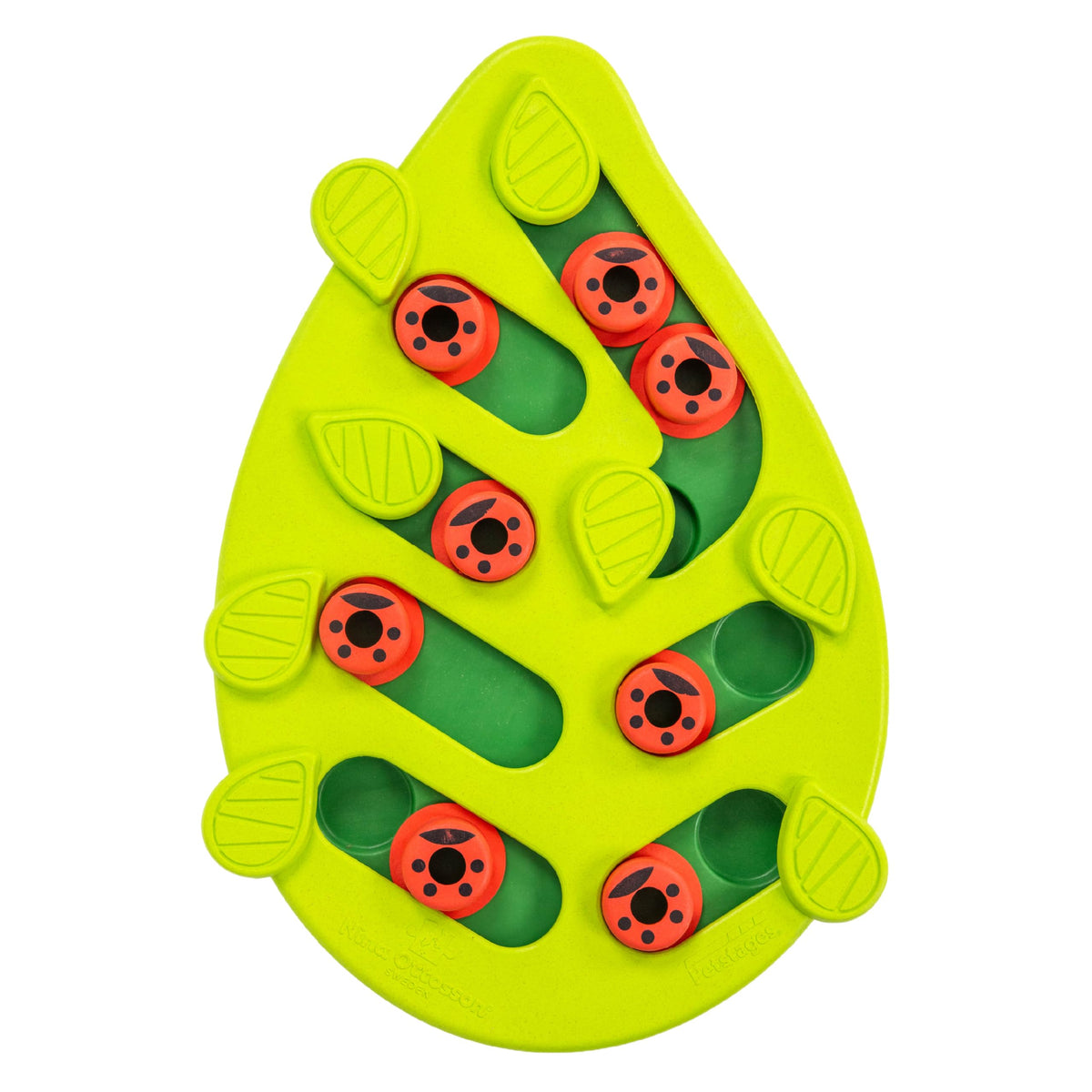 Catstages Buggin' Out Puzzle & Play Treat Puzzle Cat Toy, Green