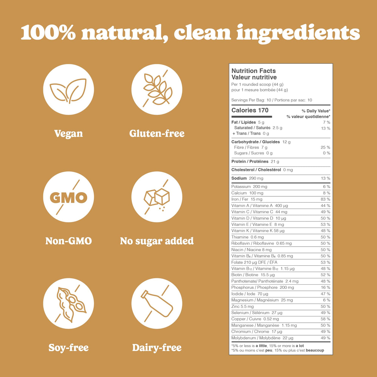 Good Protein Plant-Based All-in-One Shake, Mocha, 440 g