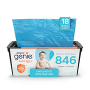 Diaper Genie Easy Roll Refill, 18 Bags, Blue