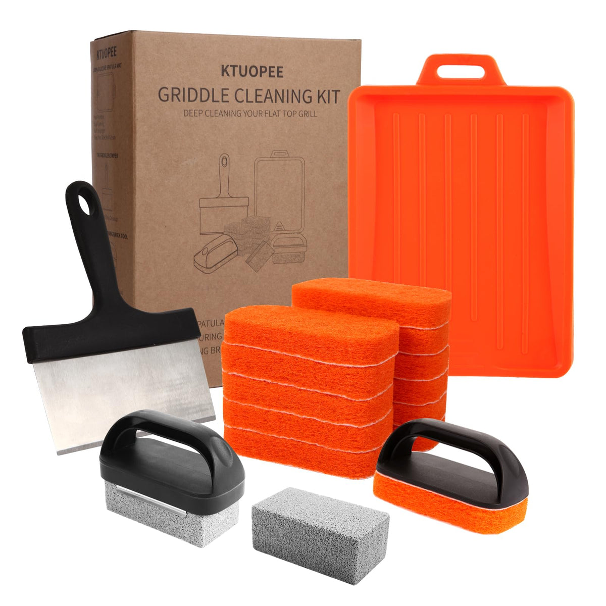 Griddle Cleaning Kit for Blackstone (18 Pieces)