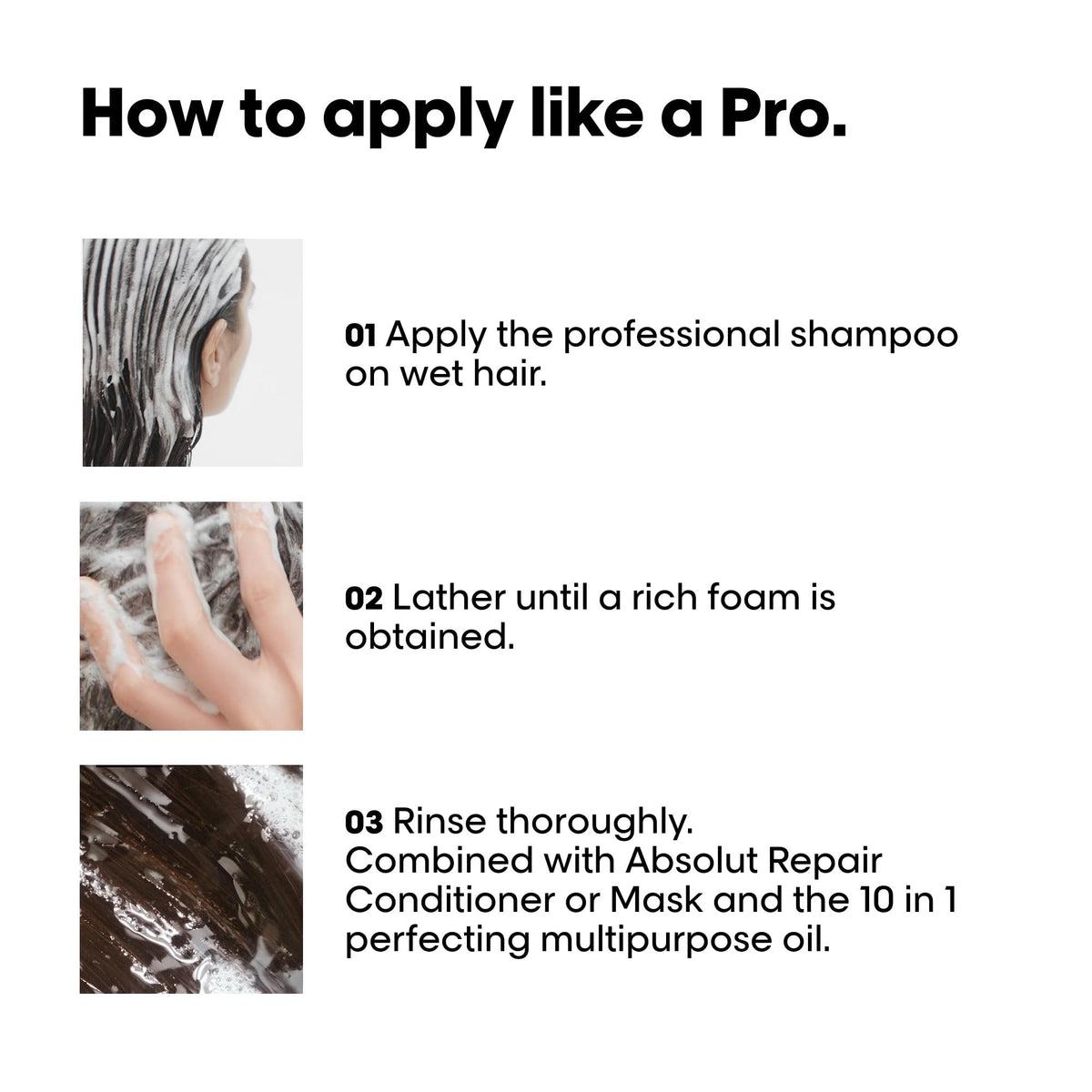 L'Oréal Professionnel Absolut Repair Shampoo for Dry and Damaged Hair