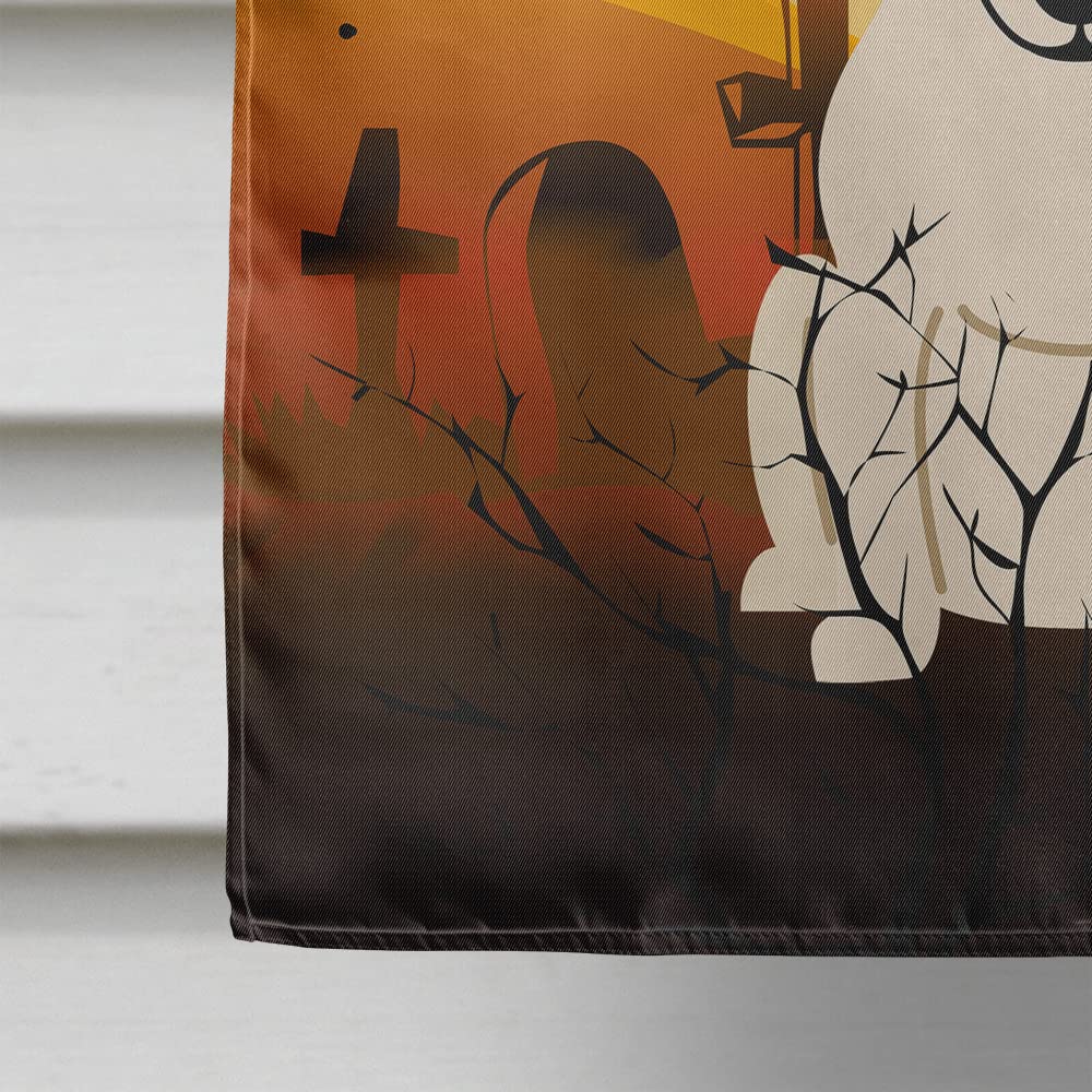 Caroline's Treasures BB4404CHF Bull Terrier White Flag, Large