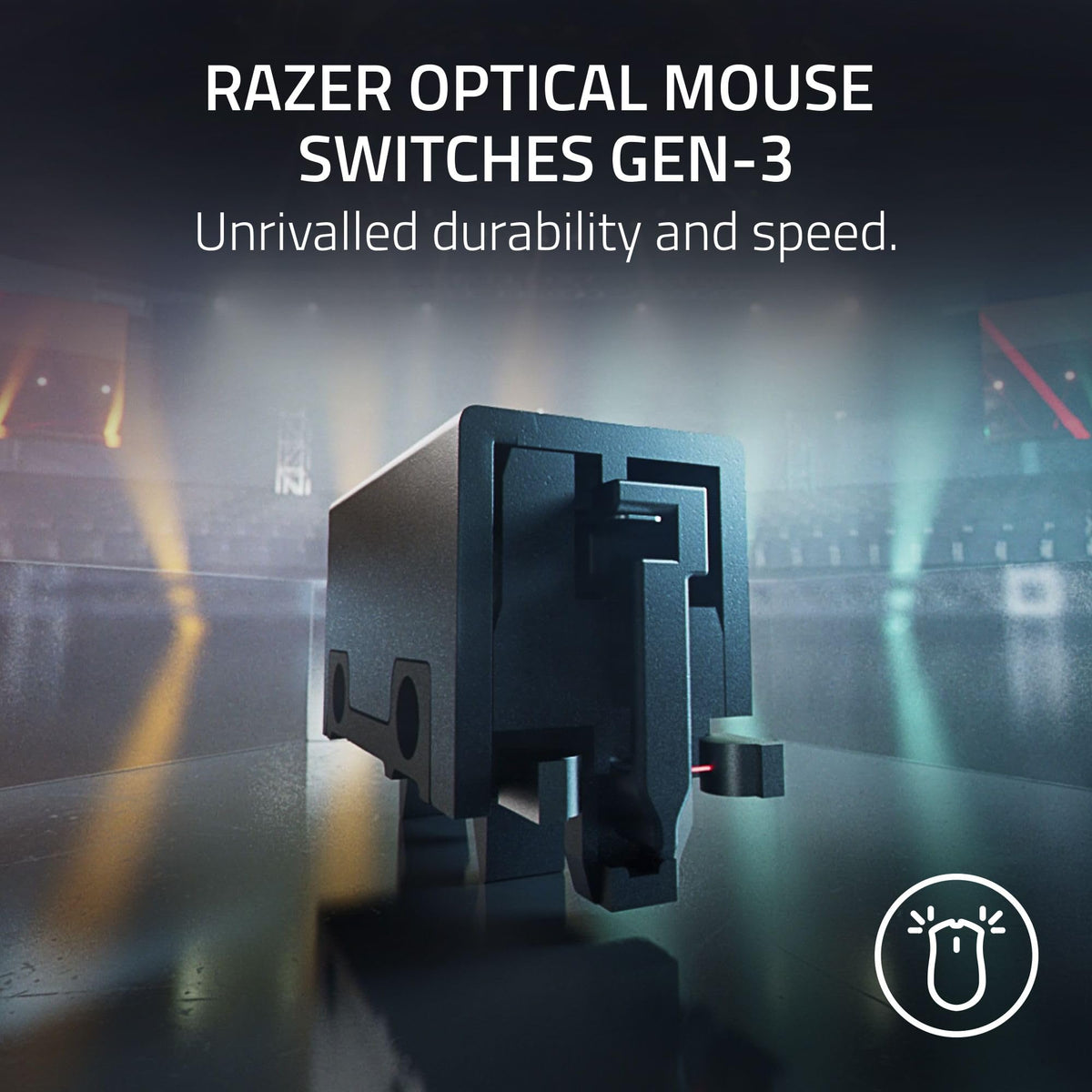 Razer DeathAdder V3 HyperSpeed Wireless Gaming Mouse, 55g, Black
