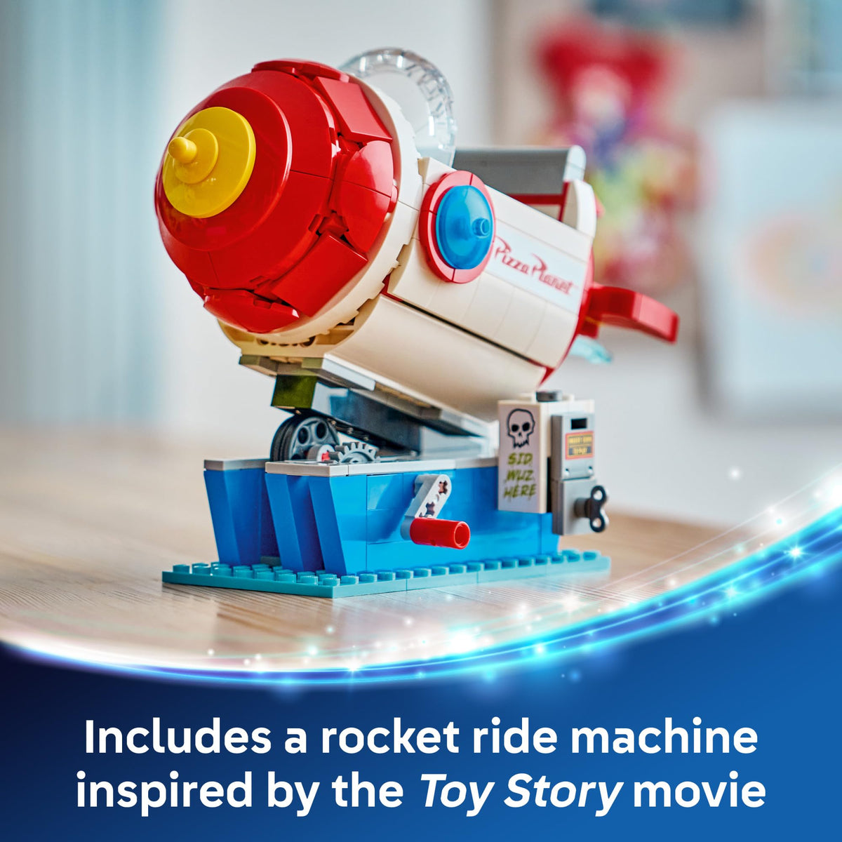 LEGO Disney Pixar Toy Story Alien with Pizza Planet Rocket, 43307