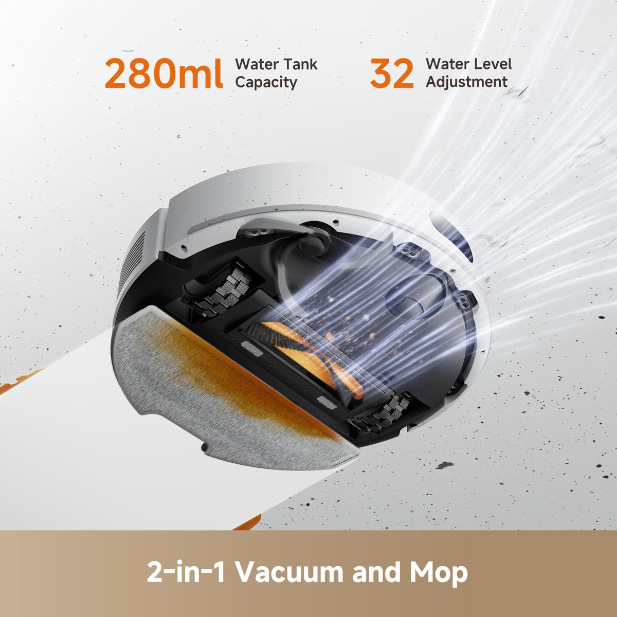 DREAME D20 Air Plus Robot Vacuum and Mop, 20,000 Pa