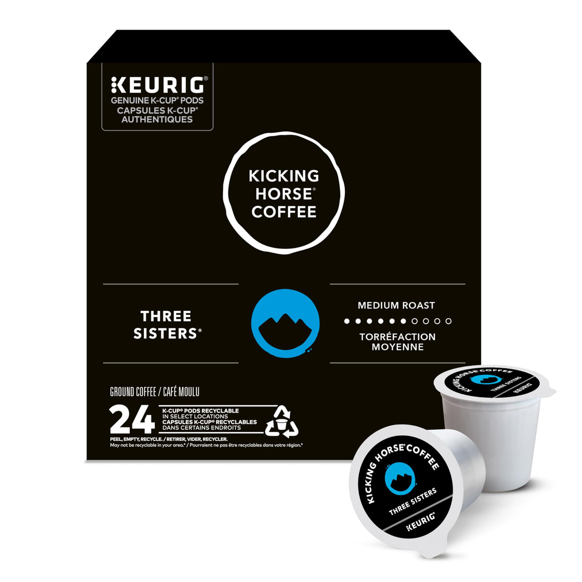 Kicking Horse Three Sisters Medium Roast K-Cup Pods