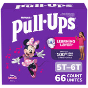 Pull-Ups Girls Potty Training Underwear, 5T-6T (46+ lbs), 66 Count
