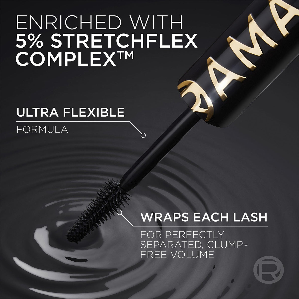 L'Oréal Paris Voluminous Panorama Mascara, All Night Black, 0.33 fl oz