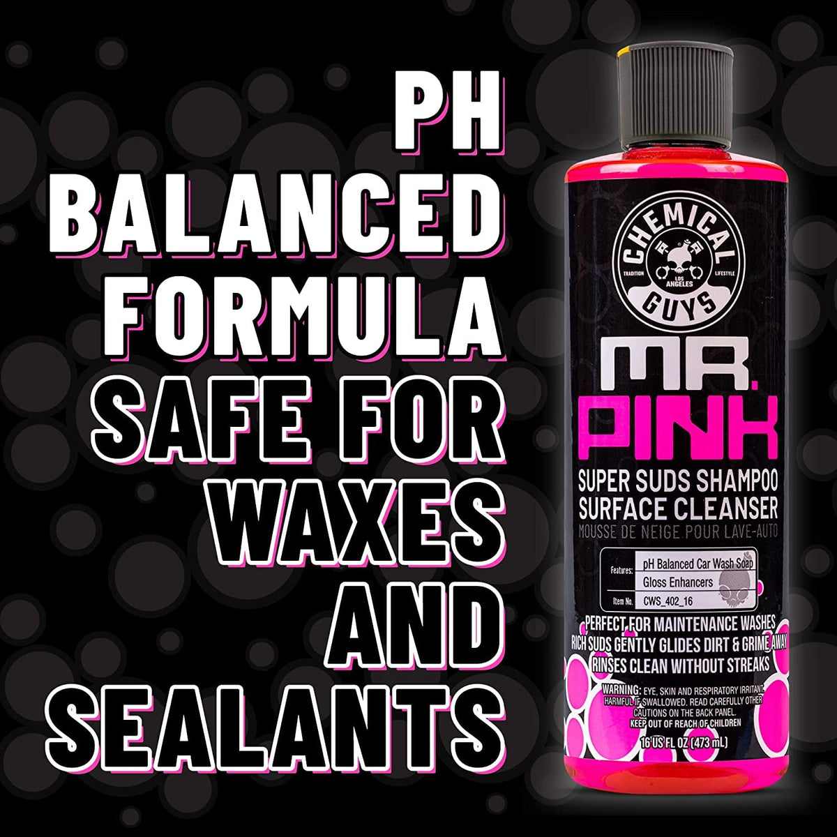 Chemical Guys Mr. Pink Foaming Car Wash Soap, Candy, 473 ml, 2 Pack