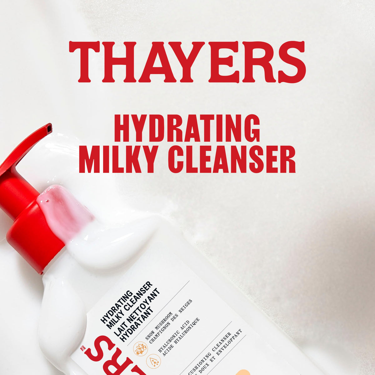 THAYERS Milky Hydrating Face Cleanser, 8 fl oz