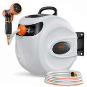 Vevor Retractable Hose Reel, 100 ft x 1/2 in, Wall Mounted