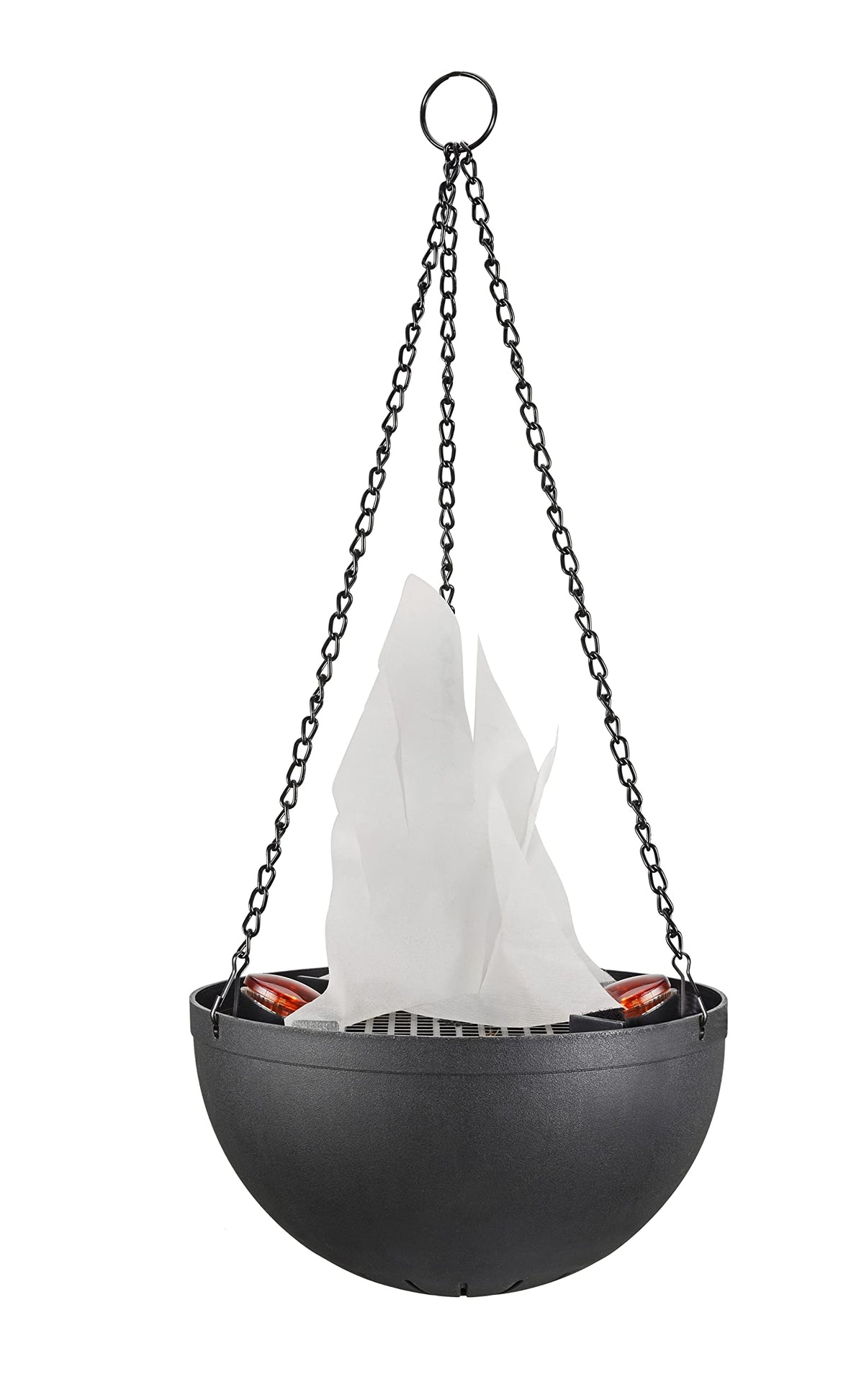 Aspen Creative 61168-02-1 Hanging Fire Flame Light Prop, Black
