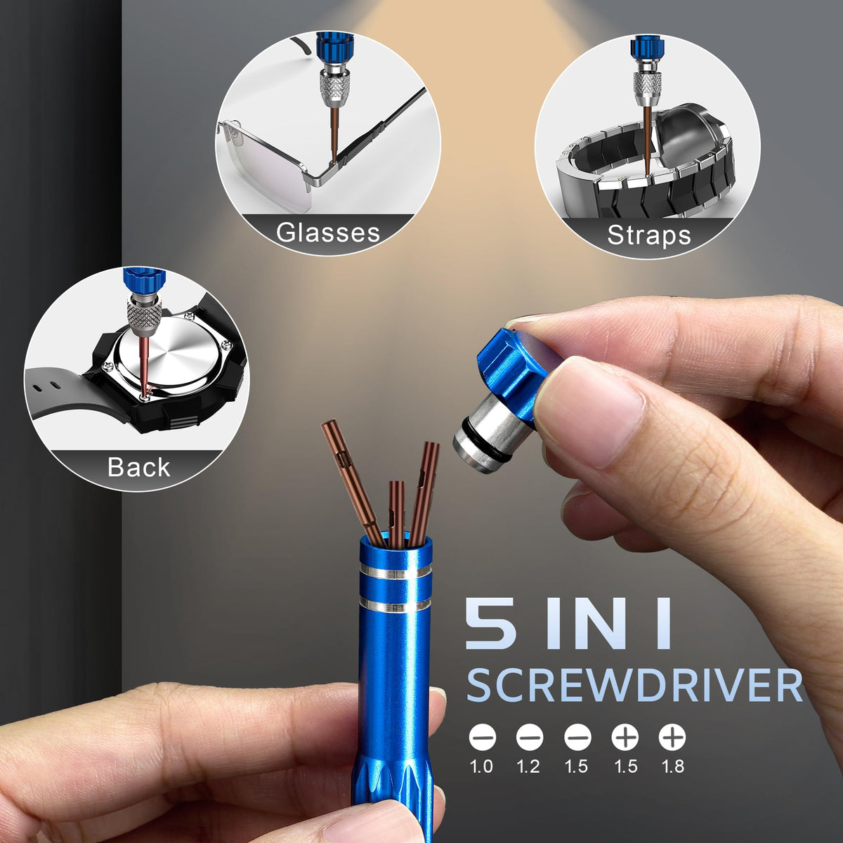 Jorest Watch Repair Tool Kit with Battery Replacement and Link Remover