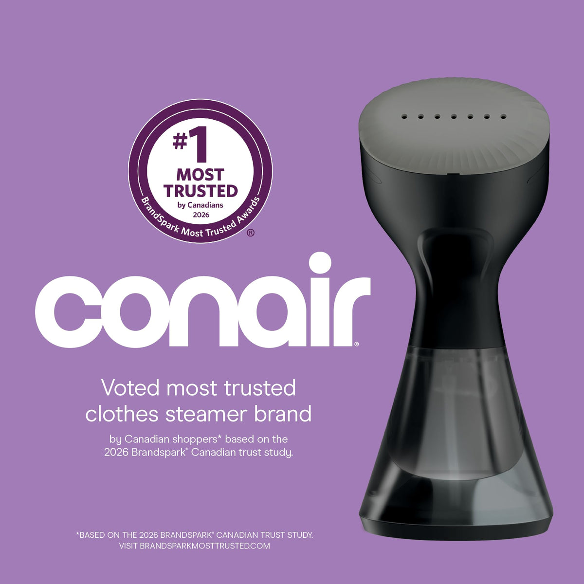 Conair Compact Garment Steamer for Clothes, 1100 Watts
