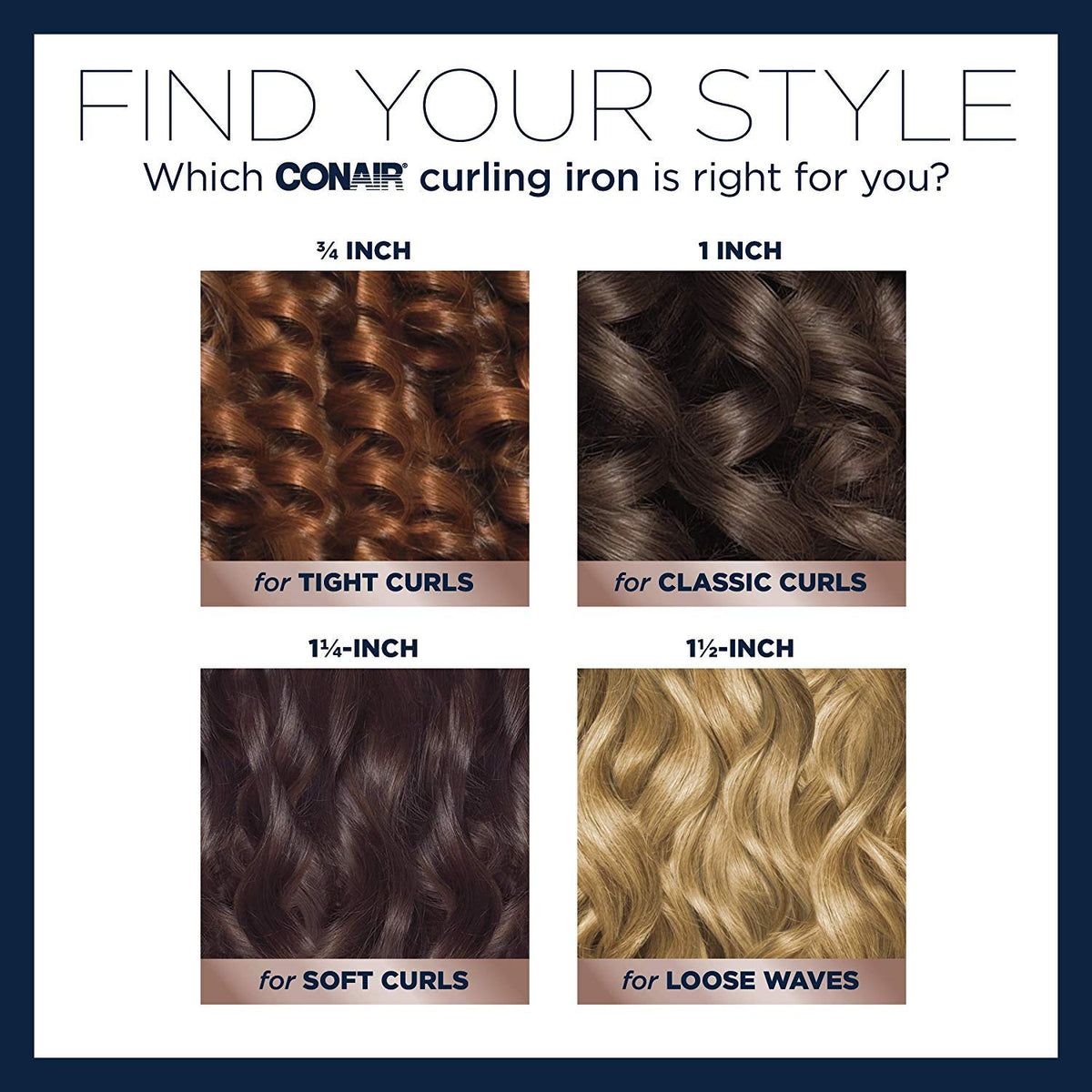 Conair CD701GNC Double Ceramic Curling Iron, 1"